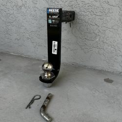 11 Inch Drop Hitch With 2 Inch Ball And Pin