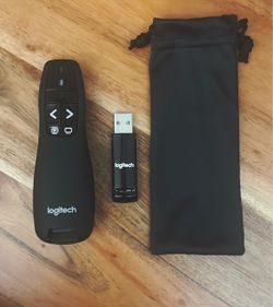 Logitech R400 Wireless Presenter Laser Pointer + USB Receiver