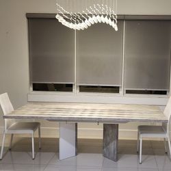 Dining Table - Treviso Modern Italian Expandable dining table