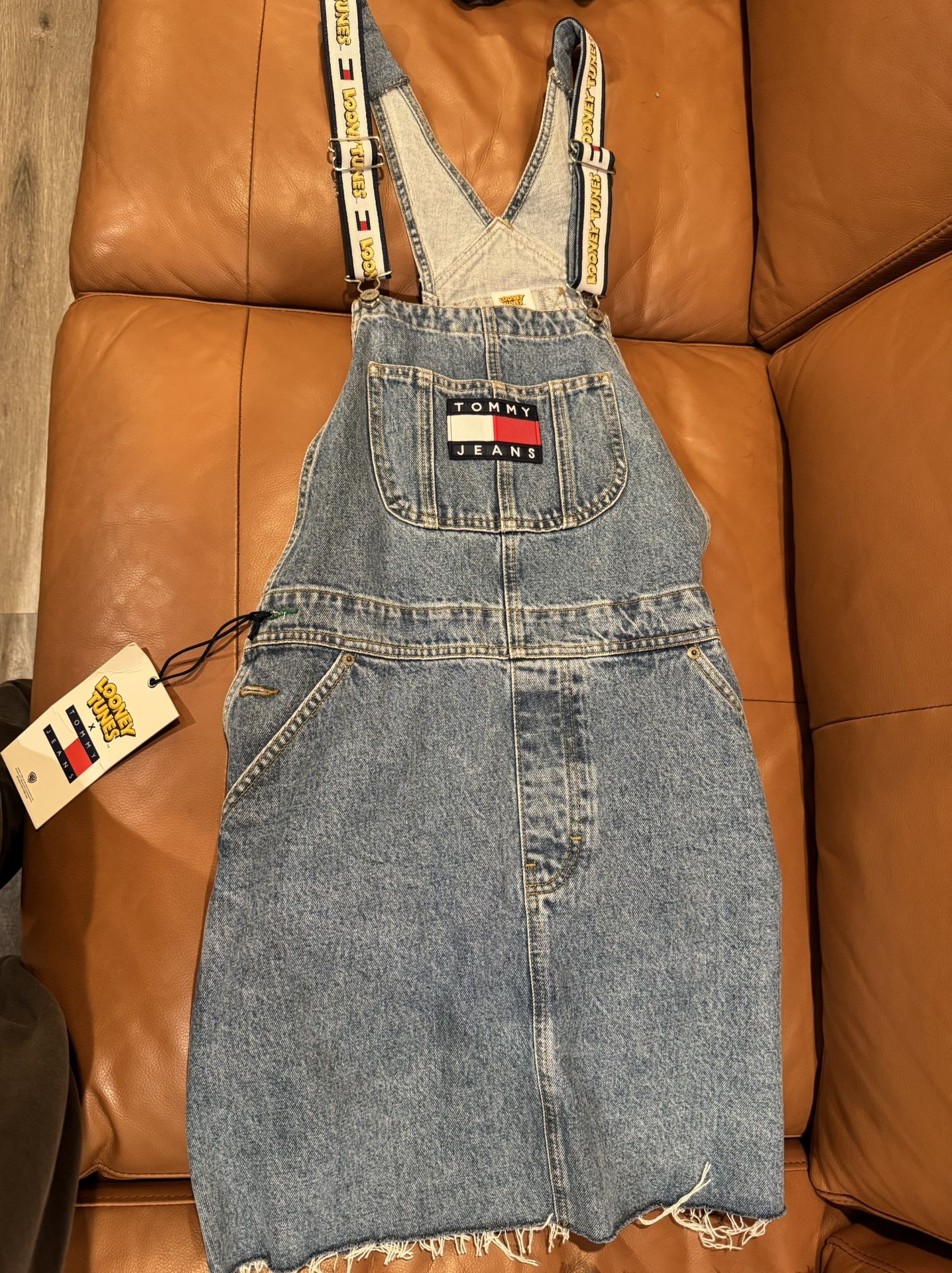 Looney Tunes X Tommy Jeans Overall Dress Size M