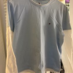 Women’s XL Long Sleeve Blue and White Top