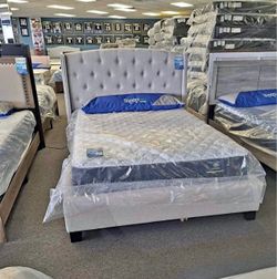Timeless bed frames available in king queen twin full sizes available!