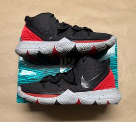 Nike Kyrie 5 Black Red Bred Men’s size 11 Basketball Shoes Rare!