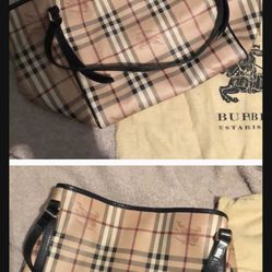 Burberry Handbag With Dust bag 