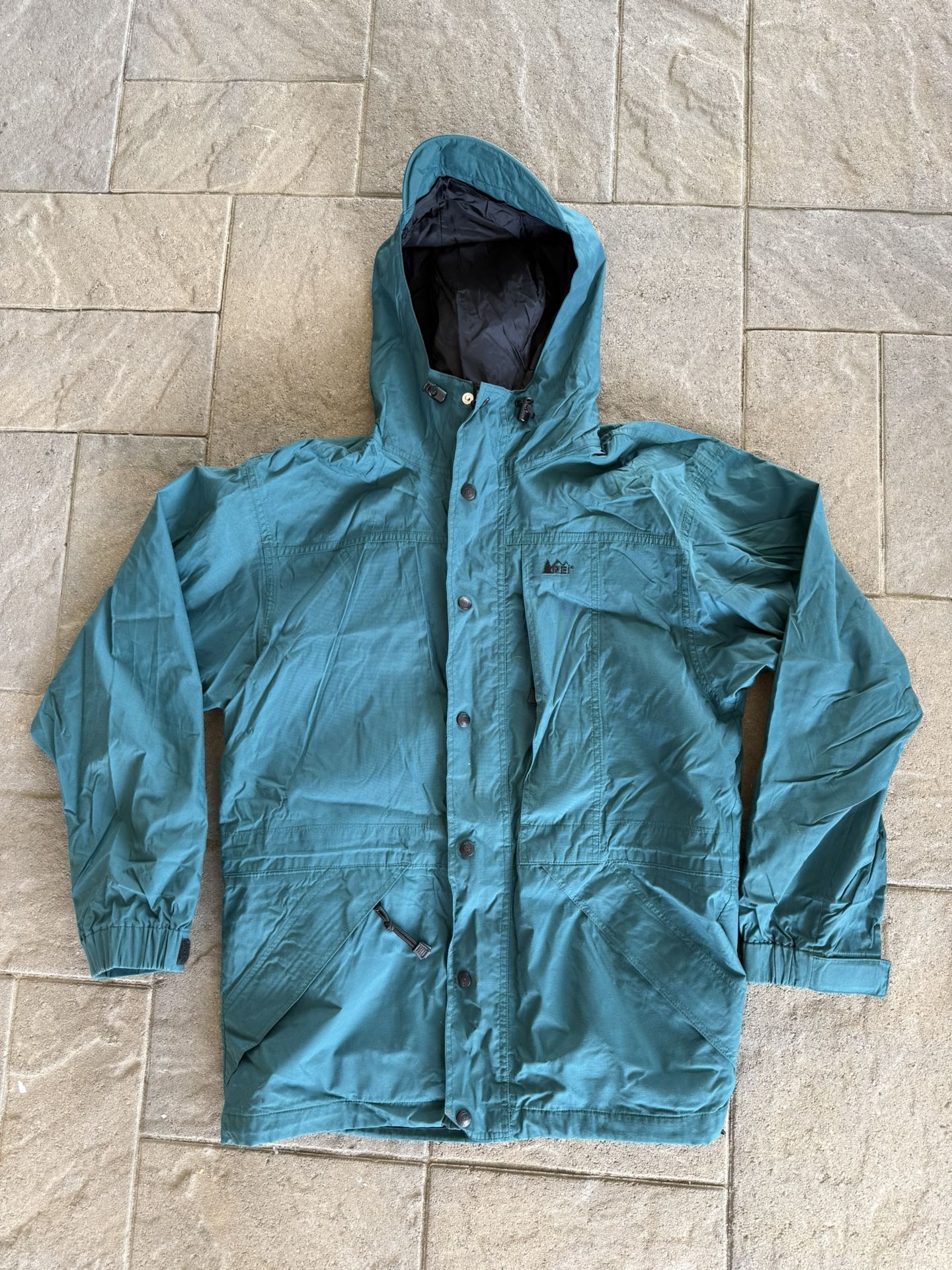 REI CO OP Ski Jacket Mens Size S Lined Winter Snowboard Green