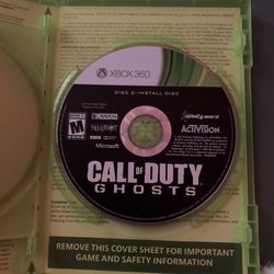 COD Ghosts Xbox 360 (NOT FREE)