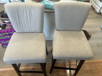 High back swivel bar stools