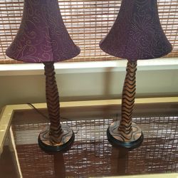 2 Lamps Both For $40