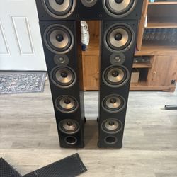 polk audio monitor 70 series ii and a polk monitor cs2 series ii