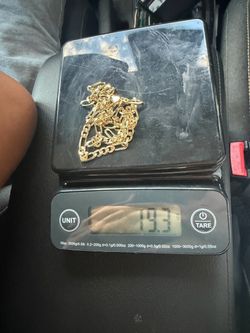 14k figaro chain