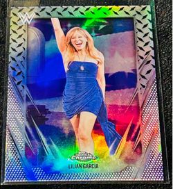 WWE Lilian Garcia Refractor Diamond Plate Chrome 2026