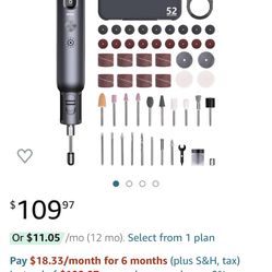 Cordless Rotary Tool Kit with 52pcs Accessories for Multi-Purpose