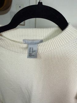 H&M Cream Knit Sweater Size XS