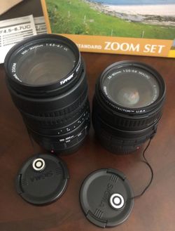 Sigma Camera Lens Zoom Set