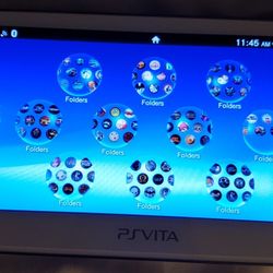 Special Edition Artic White PSP Vita Modded 
