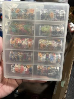 Nail Decals And Foil Transfer