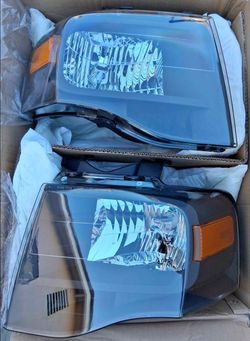 07-14 Ford Expedition Headlights Luces Focos Micas Faros Faroles Headlamps