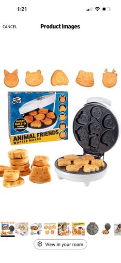 Waffle Wow! Animal Friends Waffle Maker