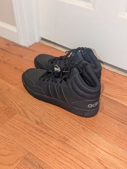 Adidas Hoops 3.0 Mid Shoes Mens 13 Black Mid Cut Basketball GV6683 Sneakers Nwob