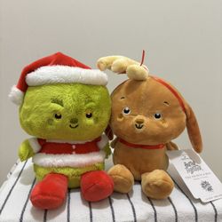 [New with tag] Hallmark Better Together Magnetic Plush Grinch & Max 5.25 Inch (Retired)