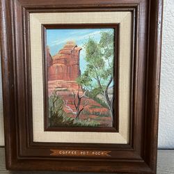 Original Sedona Painting – Coffee Pot Rock by Jean Norwood