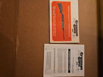 Vintage airgun manual