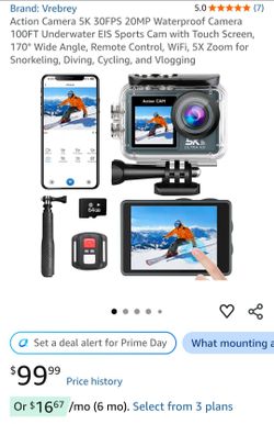 5K Waterproof Sports Action Camera - Brand New In Box