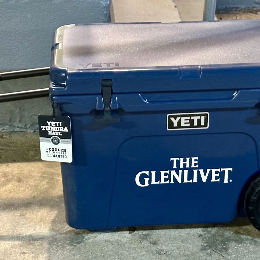 YETI Tundra Haul Hard Cooler in Navy Glenlivet Special Edition 