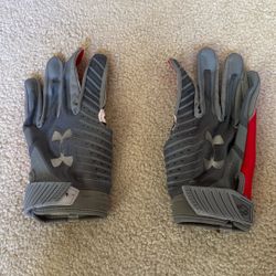 Under Armor Football Gloves 2XL University Of Maryland 