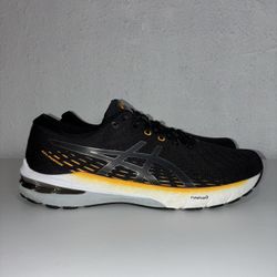 ASICS Gel-Pursue 8 Men's Size 10.5 Black Orange Athletic Running Shoes 1011B577