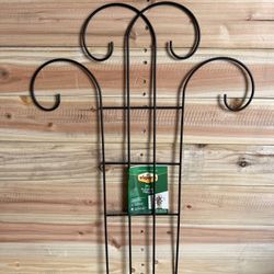 Vigoro 24 inch Black Flourish Pot Trellis - Multiple Available