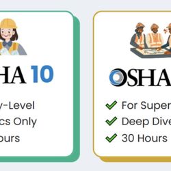 OSHA 10 & 30 Construction 