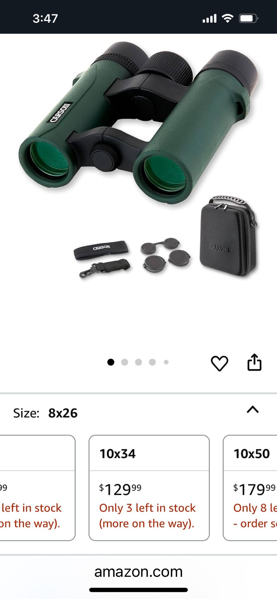 Carson Brand Binoculars