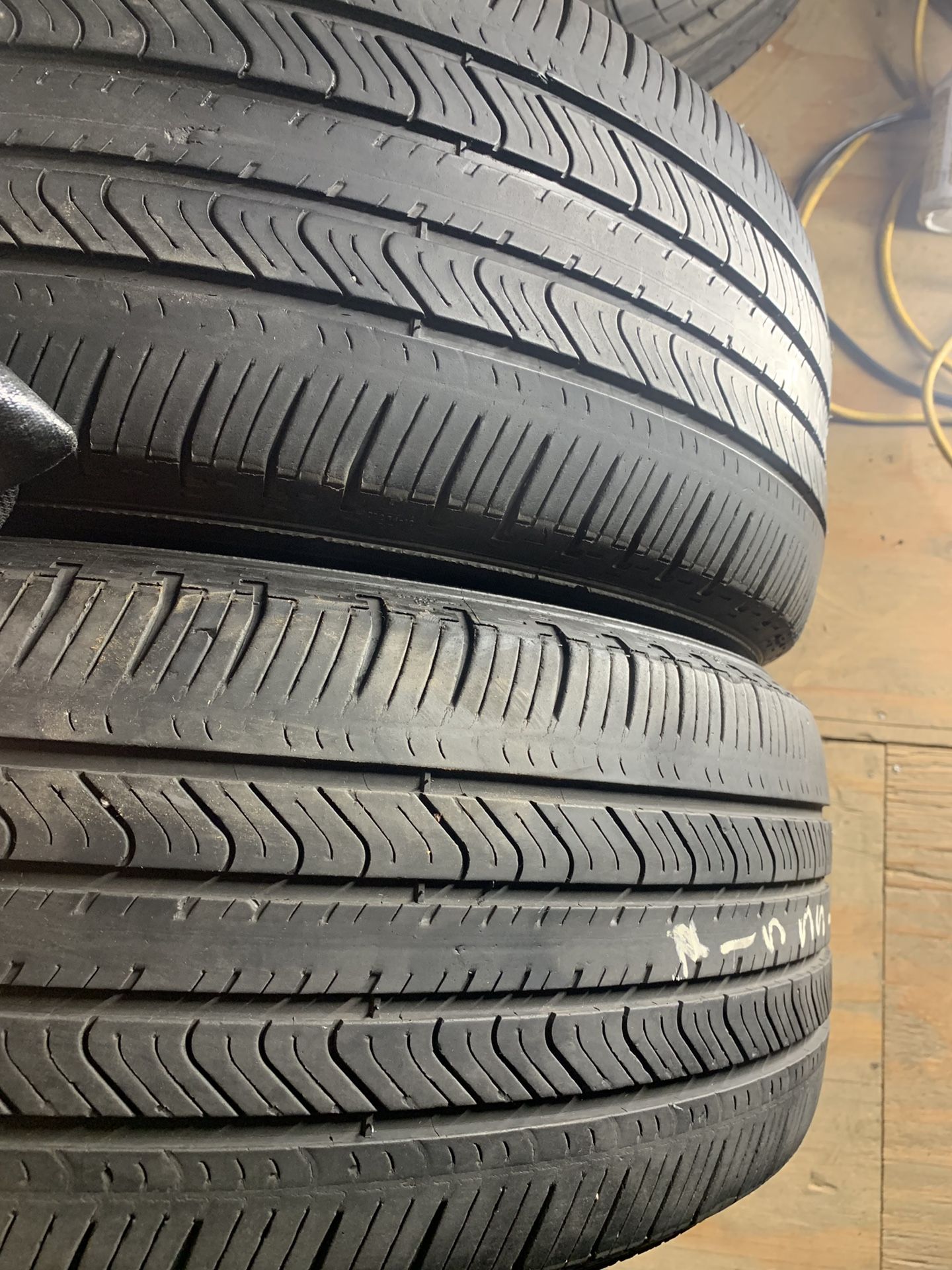 Pair of used 215/55r17 Michelin tires 215/55/17 for Sale in Phoenix, AZ