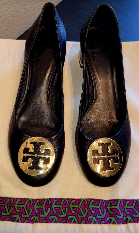 TB Tory Burch Mid chunky pump Heels SZ 11