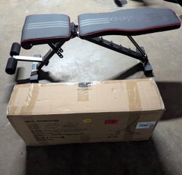 New in box Yoleo weight bench