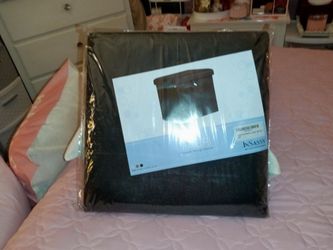 InSassy Foldable Storage Ottoman – Black