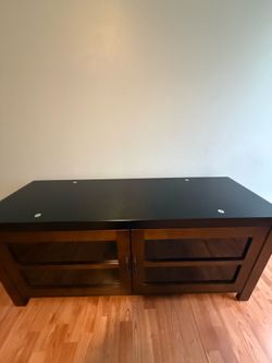 Glass Top Tv Stand