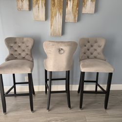 Light Gray High, Barstools