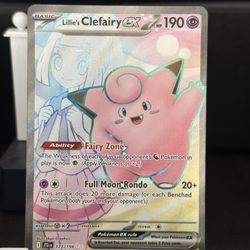 Pokemon Journey Together Lillies Clefairy EX
