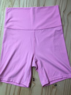 High-Waist Pink Women’s Training Shorts All In Motion Flex Ultra High Rise Crop