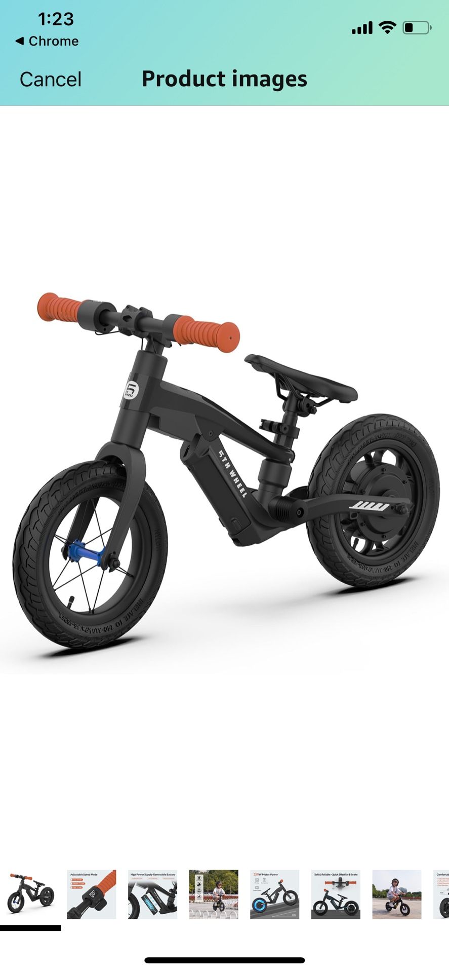 5th Wheel Electric Balance Bike