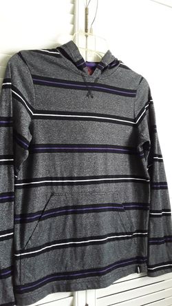 Hawk Boy's Long Sleeve, Hooded, Belly Pocket Shirt