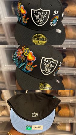 Size 7 1/2Las Vegas Raiders New Era Fitted Cap