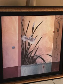 Beautiful frame and painting. Need to sell asap!