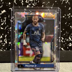 2021-22 Topps Merlin Champions League Neymar Atomic Refractor /250