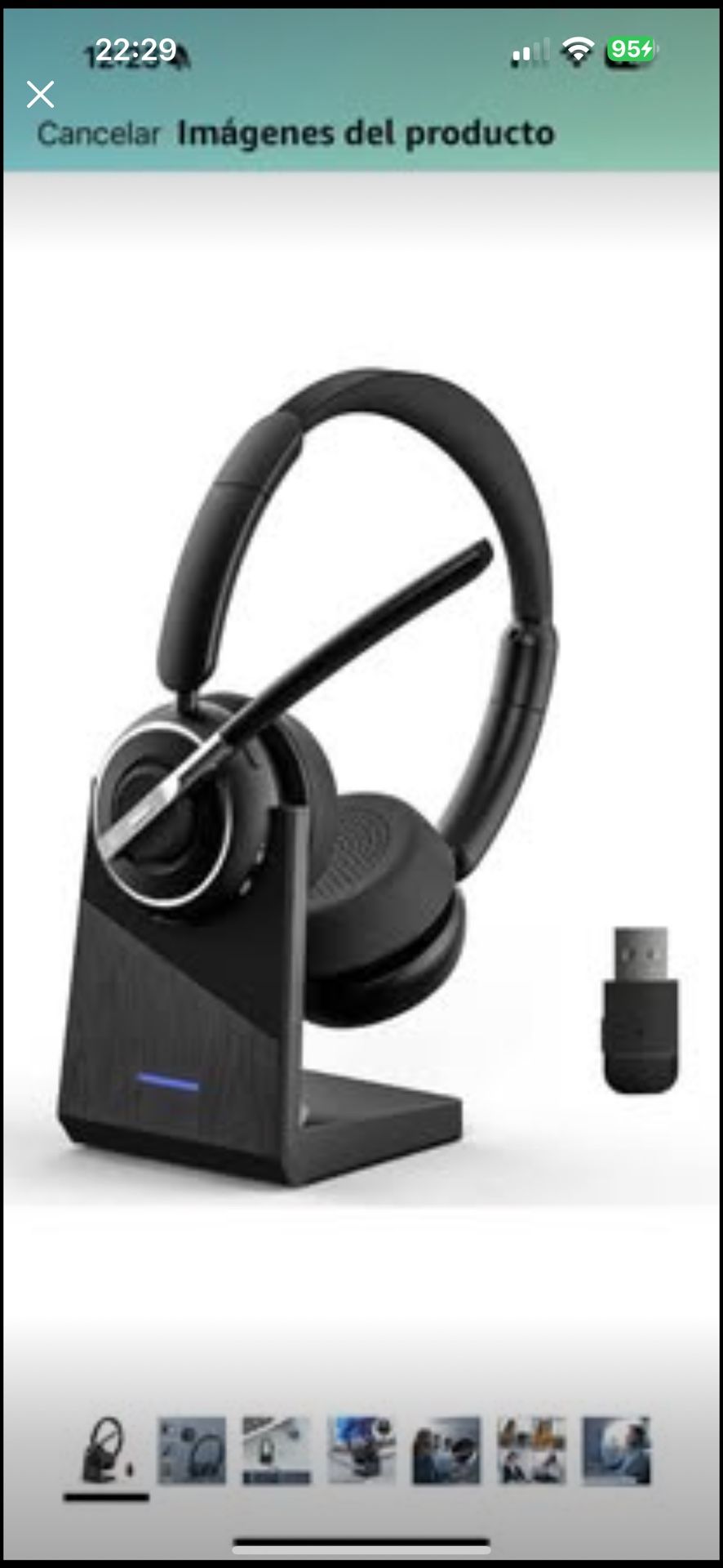 Auriculares inalámbricos, auriculares Bluetooth con micrófono con cancelación de ruido AI
