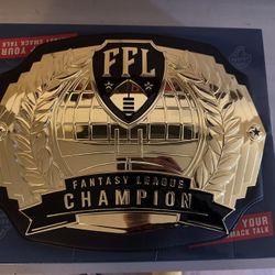 Fantasy Football Championship Belt Trophy Smack NFL New