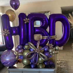 Balloon Boquet Arrangment 