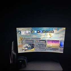 PS5 Slim Disc + Monitor + 2 Controllers + Acer 180 Hz 1440p + 3 Games Set Up